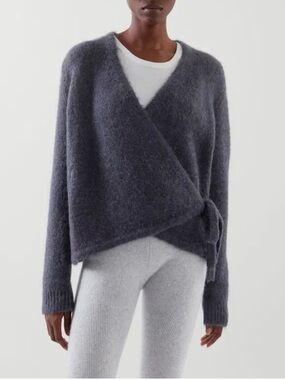 COS wrap cardigan sweater
